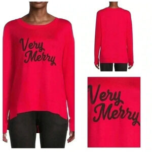 Secret Treasures Very Merry Christmas Pajama Top Size Large Buttery Soft Cozy